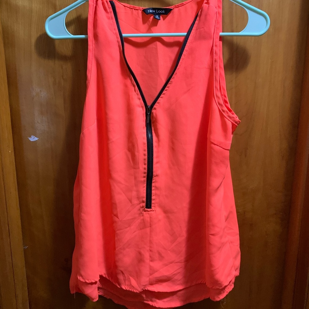 Zip up front tank